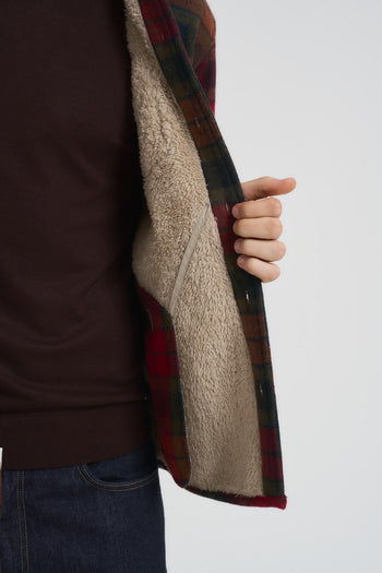 Camicia uomo a quadri rossa - 3