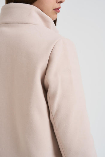 Cappotto donna con pettorina staccabile beige - 6