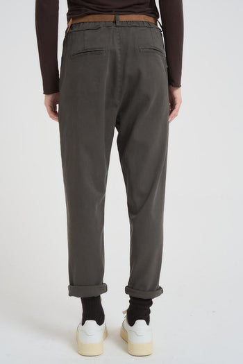 Pantalone donna regular grigio - 4