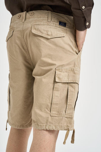 Bermuda cargo uomo beige - 5