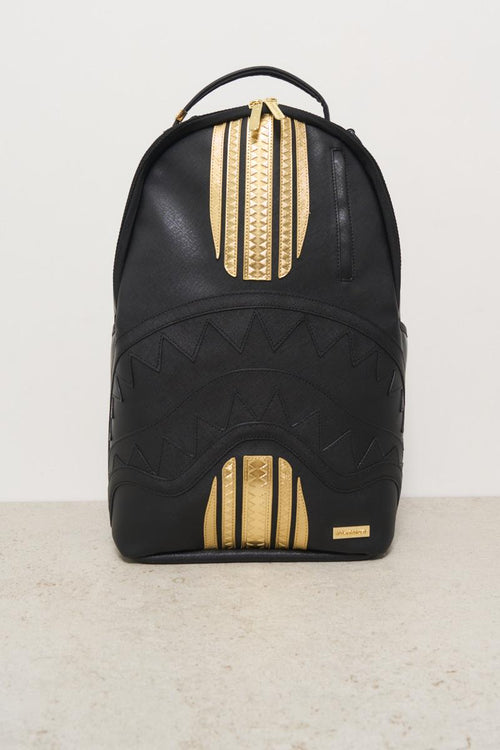 Black and gold men's backpack - 1