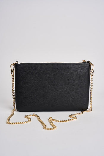 Pochette donna in ecopelle nera - 5