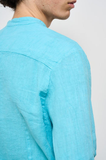Camicia uomo celeste - 5