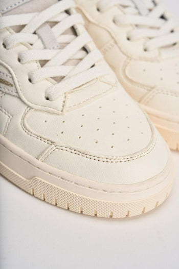 Sneakers donna Torneo bianche e oro - 4