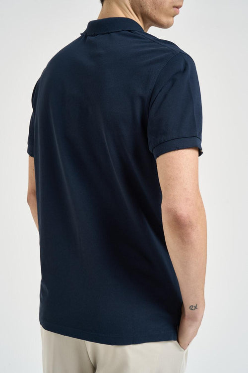 Polo uomo manica corta blu navy - 2