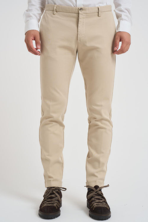 Pantalone uomo slim fit ecru - 2