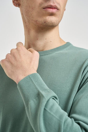 Maglia uomo girocollo menta - 3