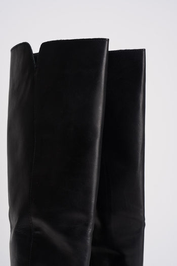 Stivale in pelle nero - 4