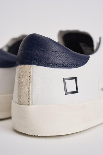 Sneakers uomo Hill low calf bianco e blu - 8