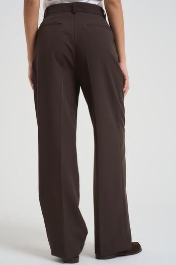 Pantalone donna a gamba larga moro - 3