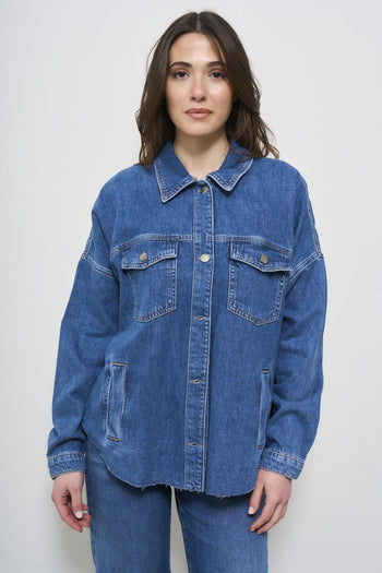 Women's medium denim jacket - 3