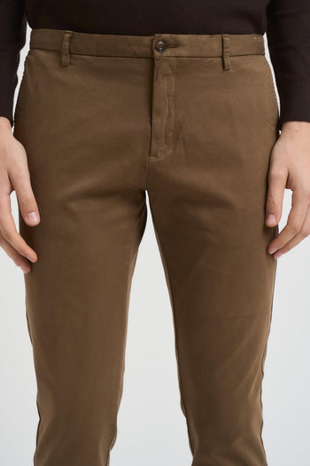 Pantalone uomo dritto tabacco - 6