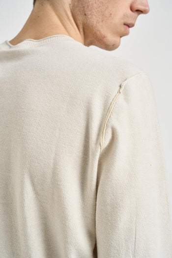Maglia uomo girocollo ecru - 6