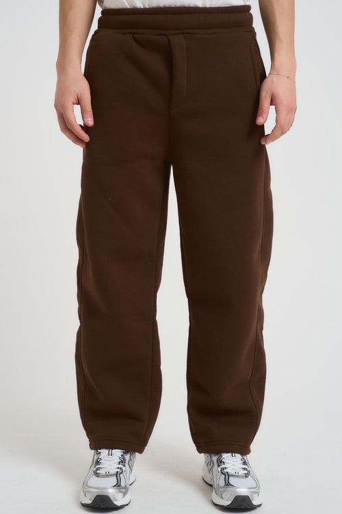 Pantalone uomo gamba dritta marrone
