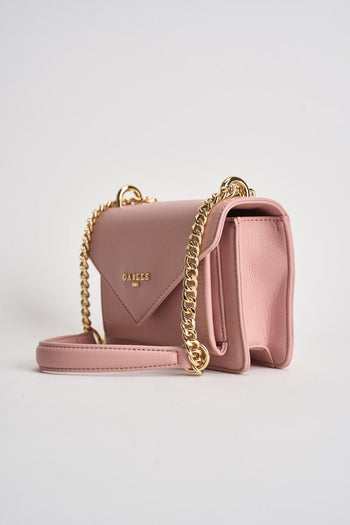 Borsa donna a tracolla in ecopelle rosa - 4