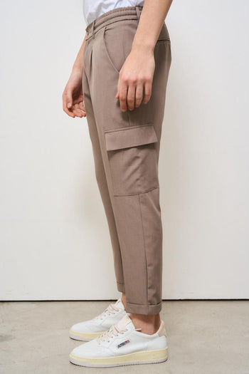 Pantalone uomo regular tortora - 4