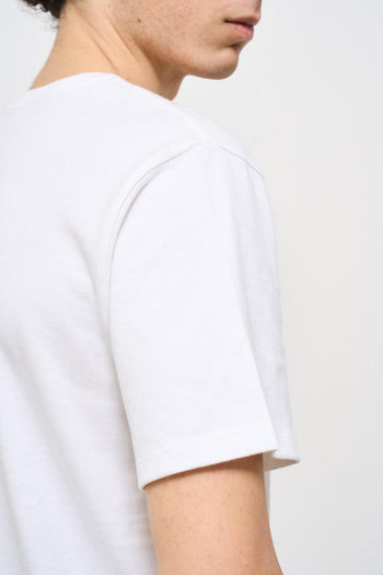 T-shirt uomo girocollo bianca - 6