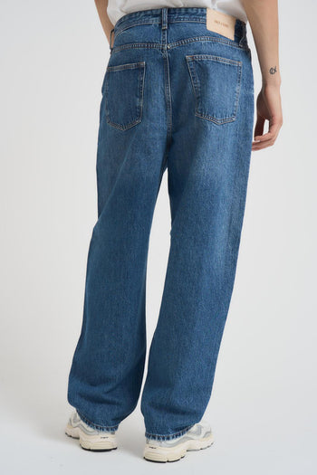 Jeans uomo loose in denim scuro - 3
