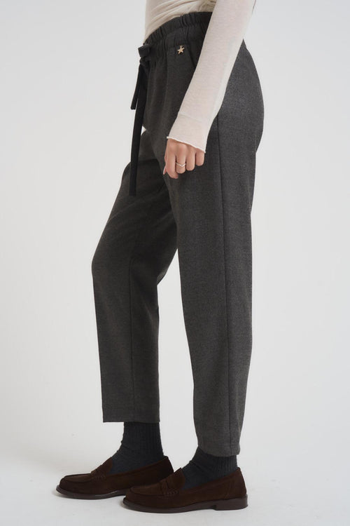 Pantalone donna regular grigio - 2
