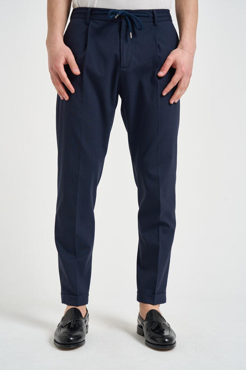 Pantalone uomo chino blu