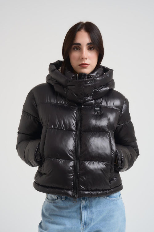 Piumino donna trapuntato nero