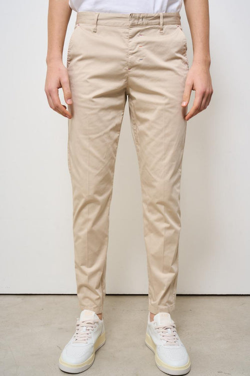 Pantalone uomo beige