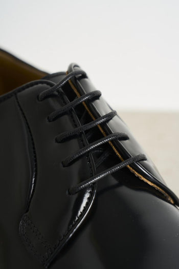 Men's shiny black lace-up - 3