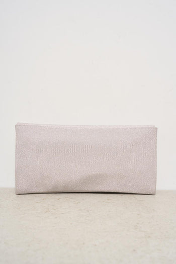 Pochette donna argento con tracolla - 5