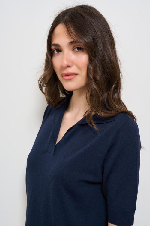 Polo donna blu - 2