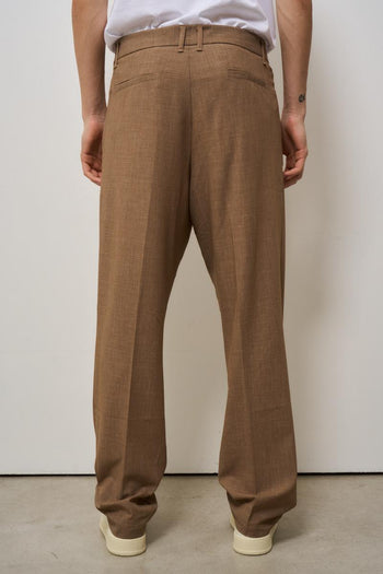 Pantalone uomo baggy tabacco - 4