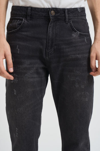 Jeans uomo Yellowstone in denim nero - 6
