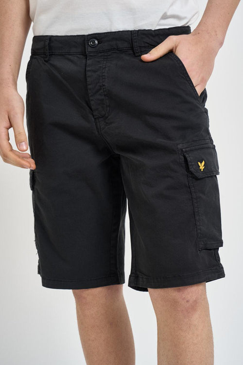 Bermuda cargo uomo nero - 1