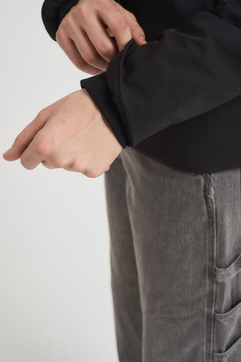 Giubbotto uomo con cappuccio nero - 5