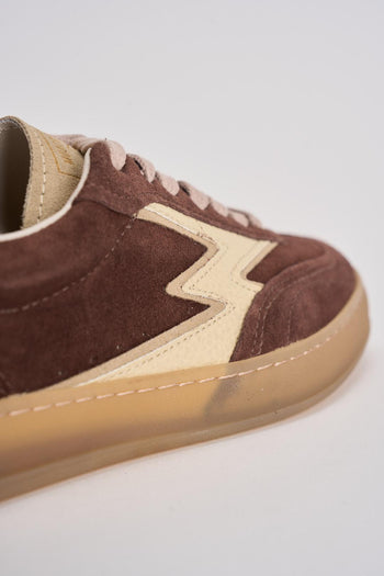 Sneakers donna marrone e rosa - 7