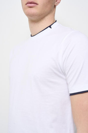 T-shirt uomo girocollo bianca - 3