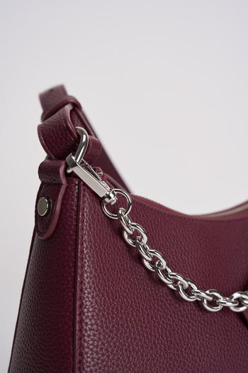 Borsa donna a spalla bordeaux - 5