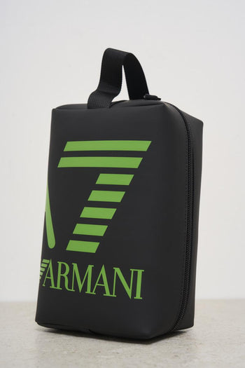 Black and green men's clutch bag - 6