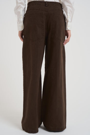 Jeans donna over fit moro - 3