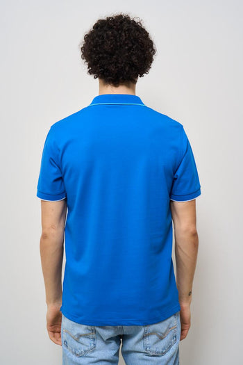 Polo uomo blu royal - 3