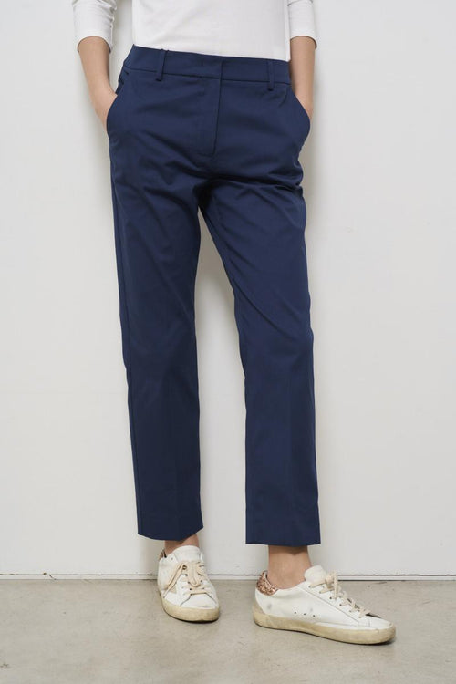 Pantalone donna blu notte a sigaretta - 2