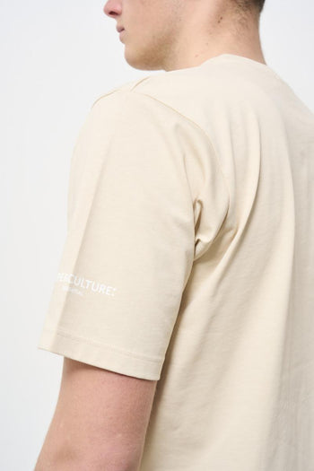 T-shirt uomo panna - 5