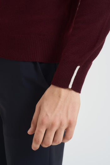 Girocollo uomo Urban Basic bordeaux - 4