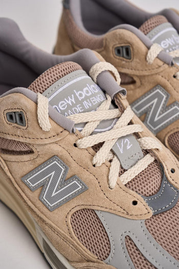 Sneakers uomo Made in UK 991v2 beige - 5