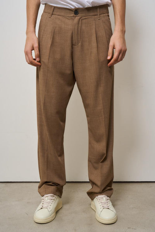 Pantalone uomo baggy tabacco