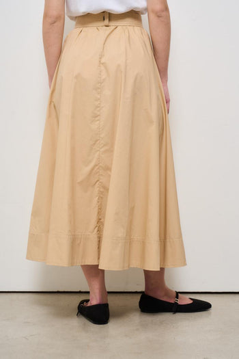 Gonna midi beige - 5