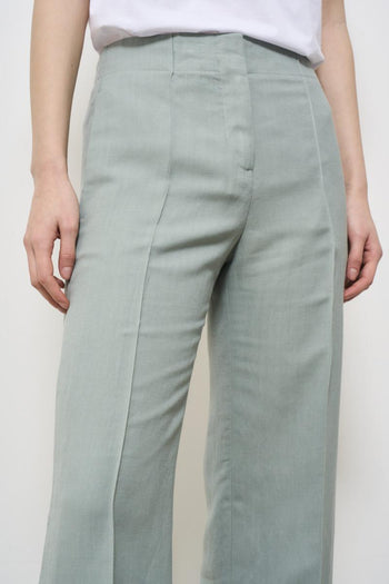 Pantalone donna verde acqua - 5