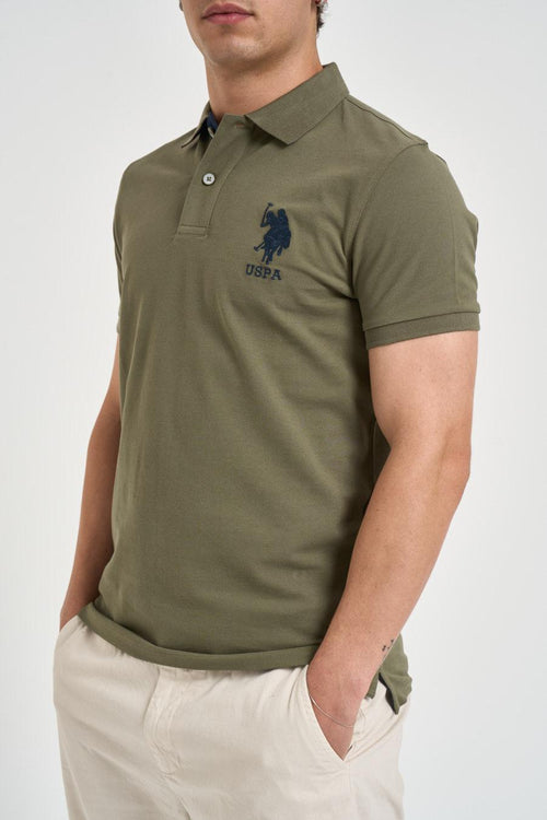 Polo uomo verde militare - 2