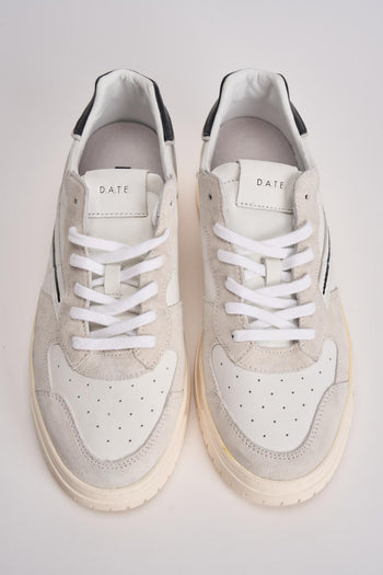 Sneakers uomo Torneo bianche e nere - 6