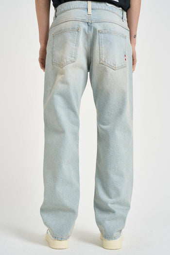 Jeans uomo James in denim chiaro - 4