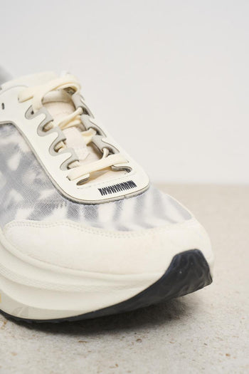 Sneakers donna bianche e grigie - 5
